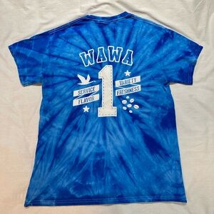 Wawa Coffee All-Star Associate Tie-Dye T-shirt! Size medium, Employee Shirt